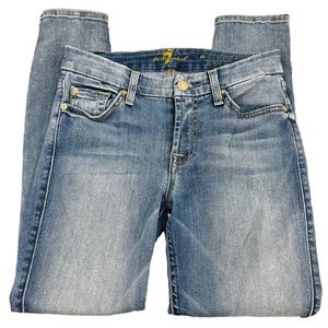 7 for all mankind cropped skinny jean